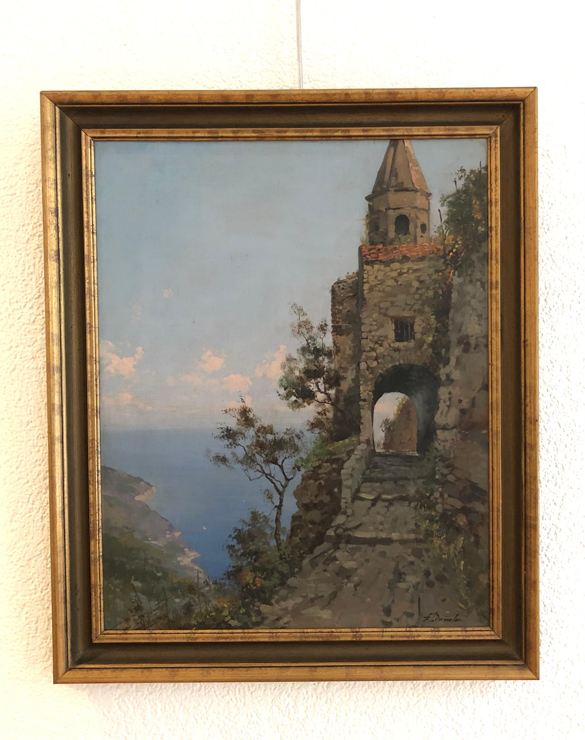 Capri - Painting by Ezelino Briante
