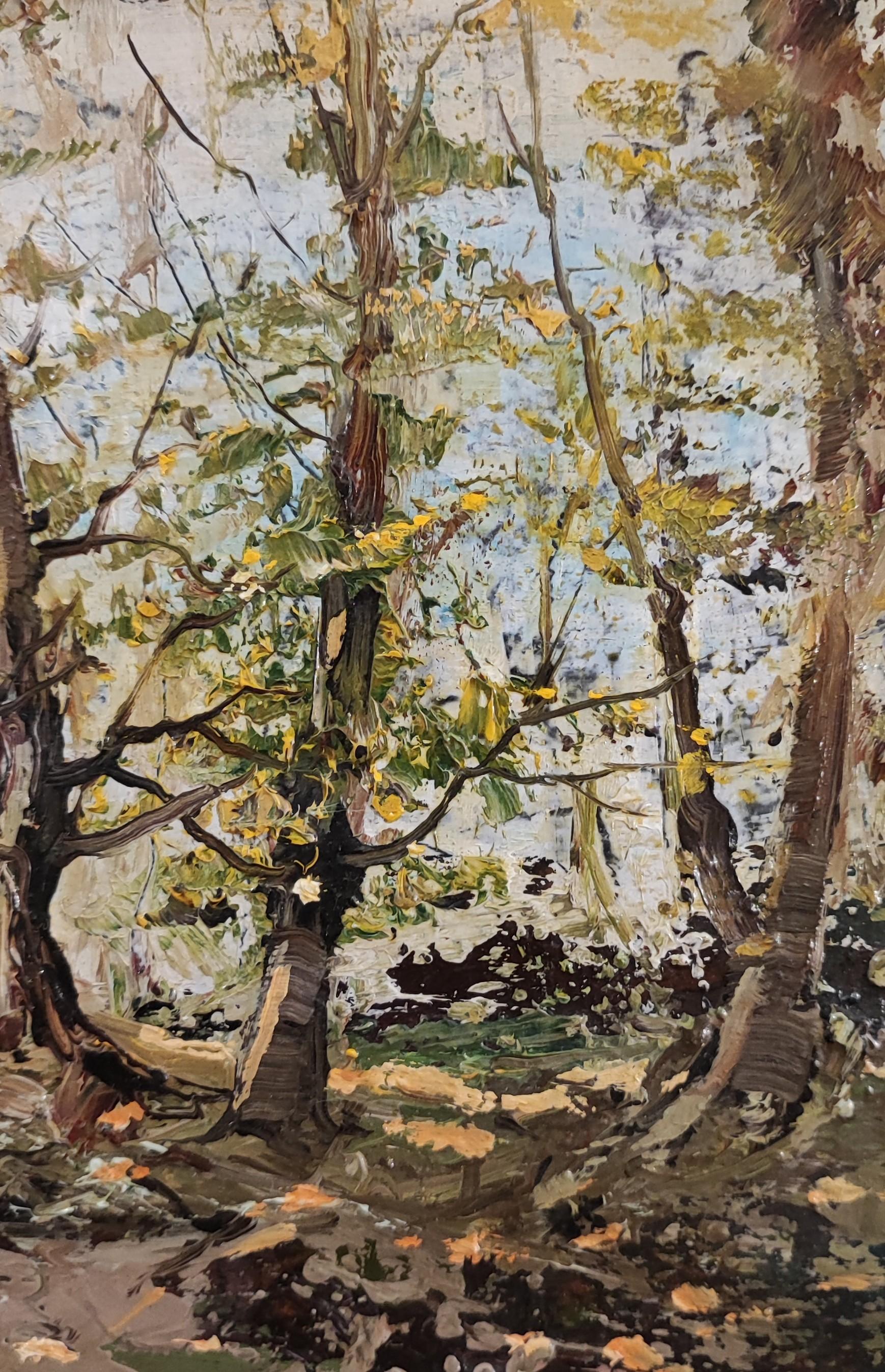 Trabajo sobre cartón
Marco de madera dorada
31 x 41 x 3 cm