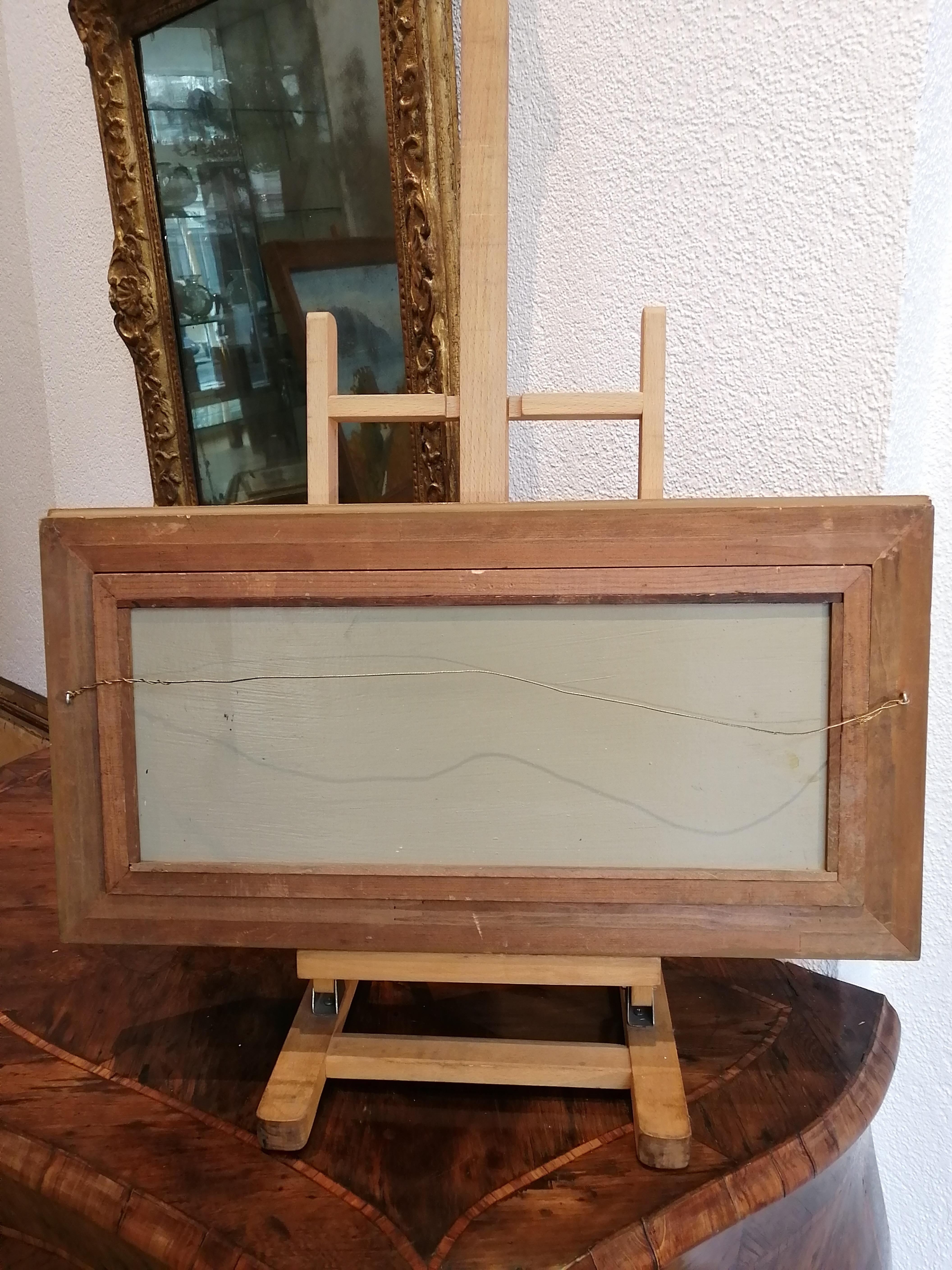 Puerto de Génova, Italia - Painting Escuela italiana de Ezelino Briante