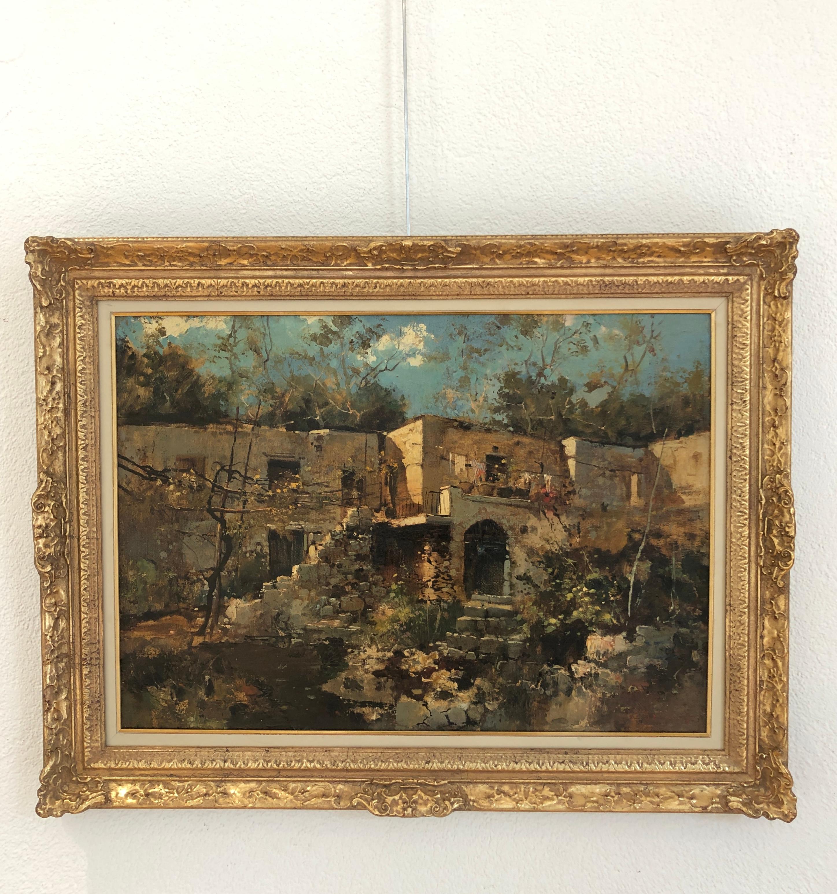 Casas típicas - Painting de Ezelino Briante