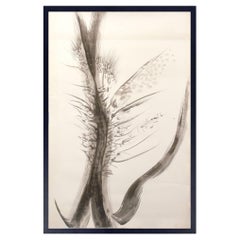 Ezio Martinelli Abstract Painting 44" x 30" Mid Century Modern Art