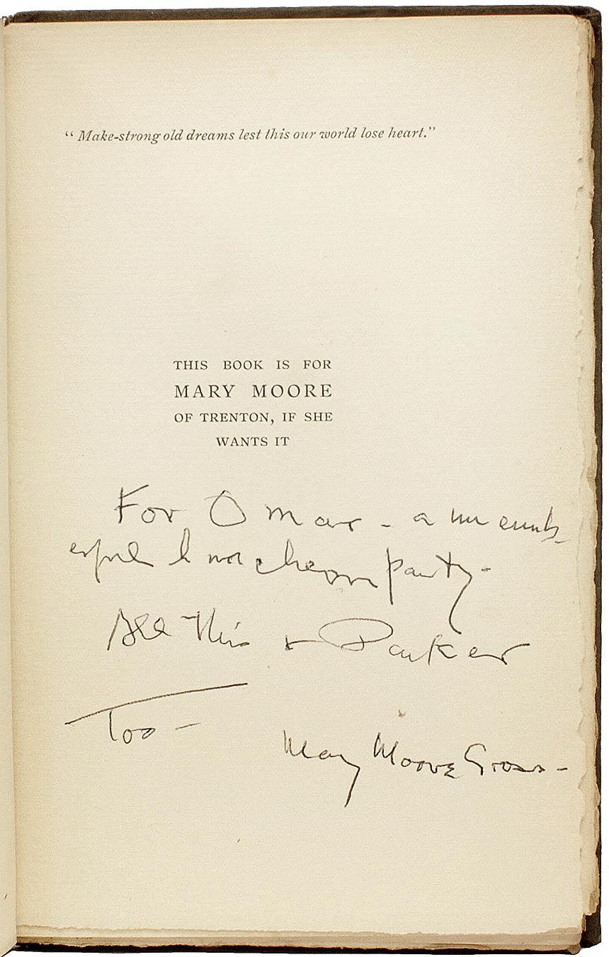 Early 20th Century Ezra POUND. Personae. FIRST EDITION - INSCRIBED BY THE DEDICATEE TO POUND’S SON