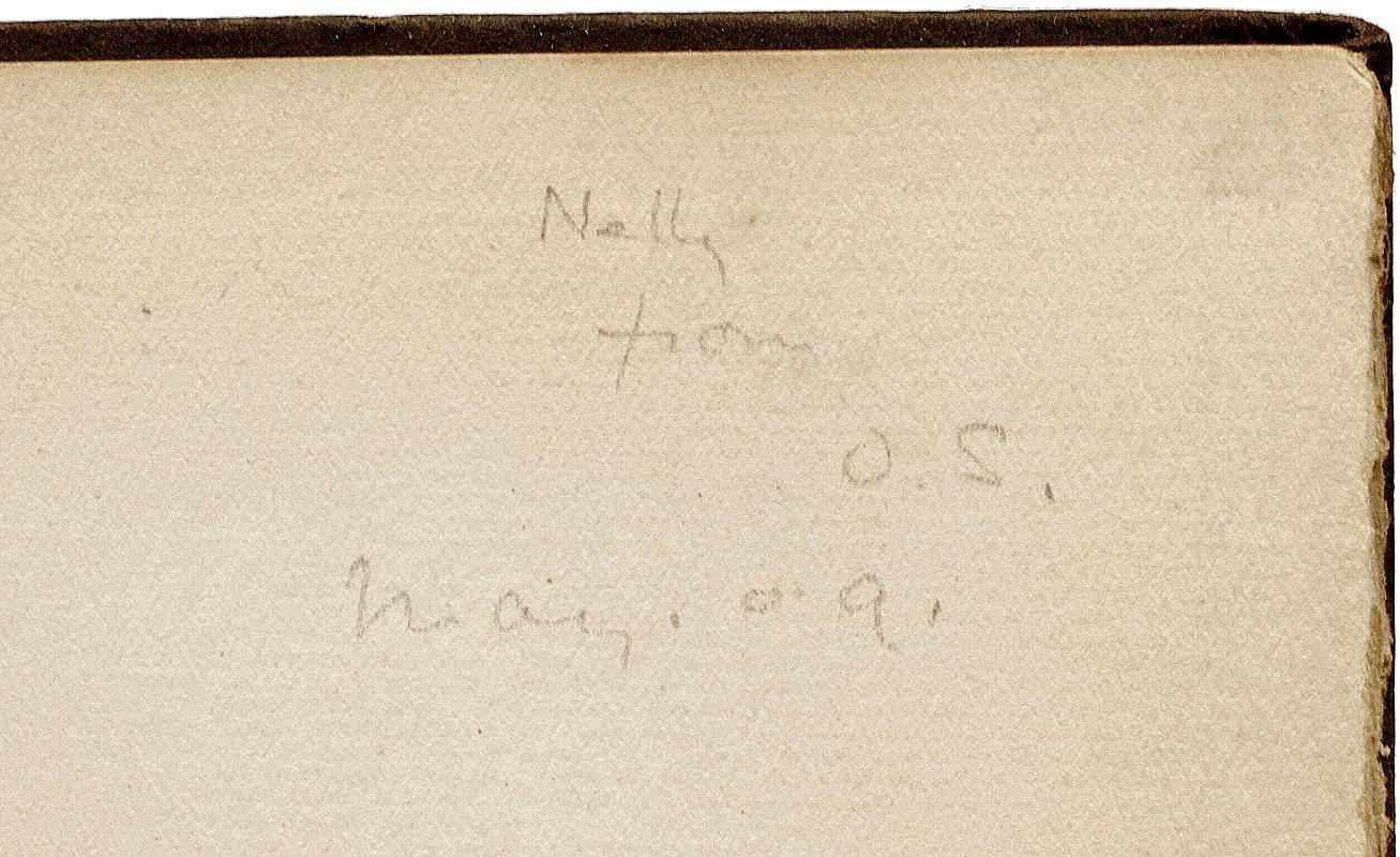 Paper Ezra POUND. Personae. FIRST EDITION - INSCRIBED BY THE DEDICATEE TO POUND’S SON