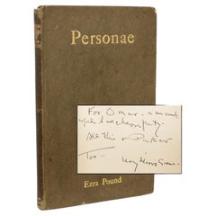 Ezra POUND. Personae. FIRST EDITION - INSCRIBED BY THE DEDICATEE TO POUND’S SON