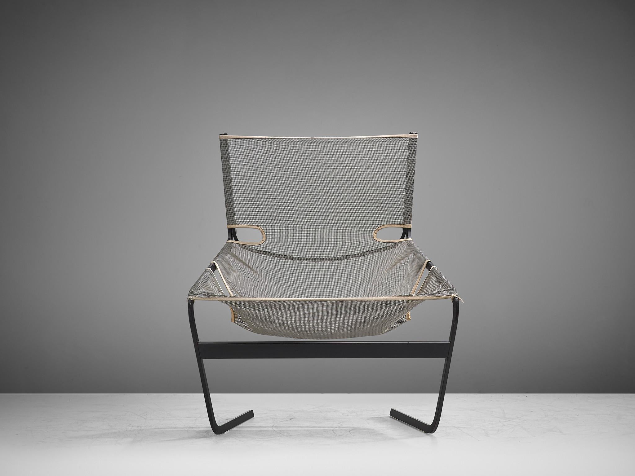 Mid-Century Modern F-444 Lounge Chair by Pierre Paulin for Artifort For Sale