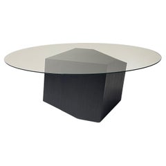 'f a m k e'  modern dining pedestal by william earle .