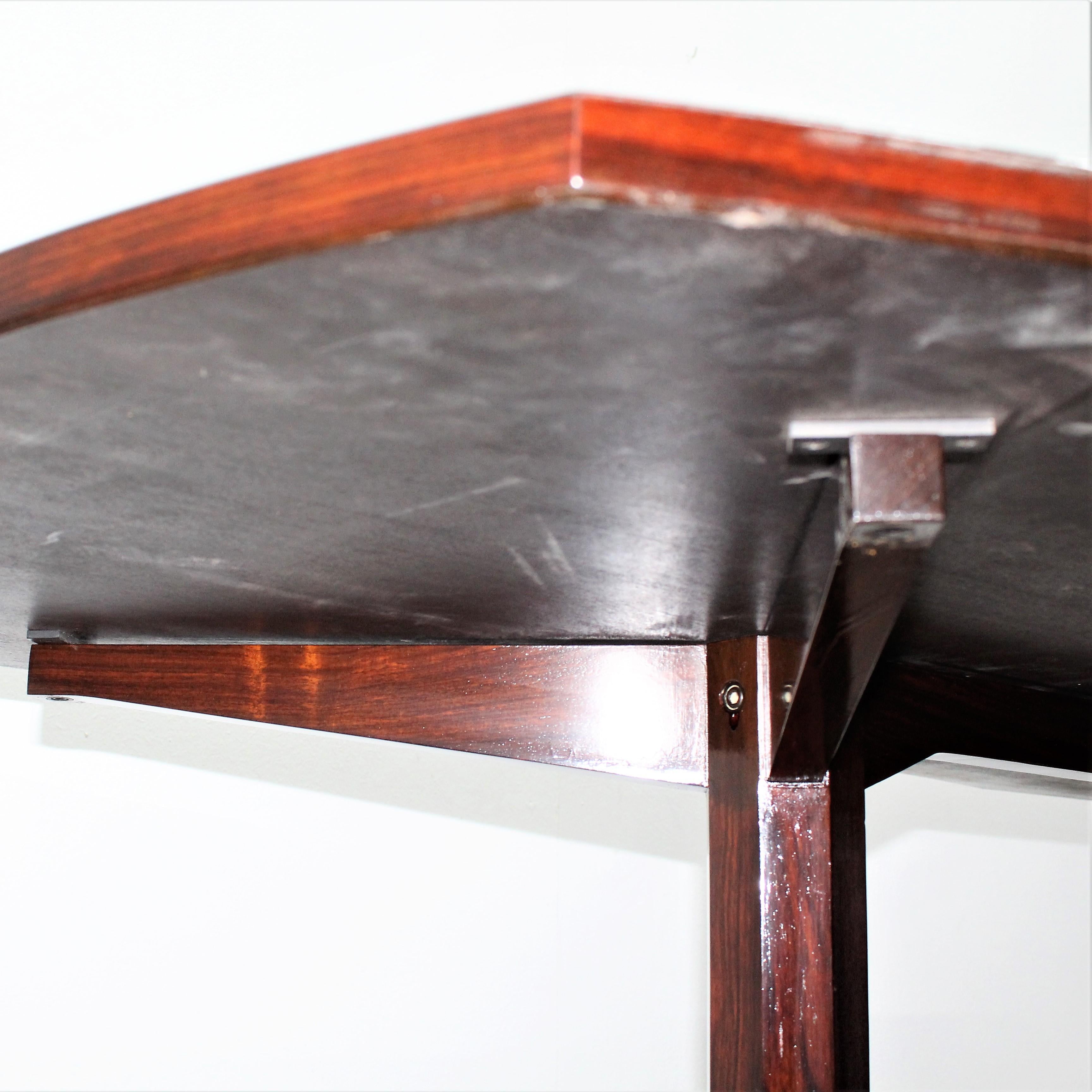 F. Albini & F. Helg for Poggi, 1958 Italy Modern Wood Desk Table 