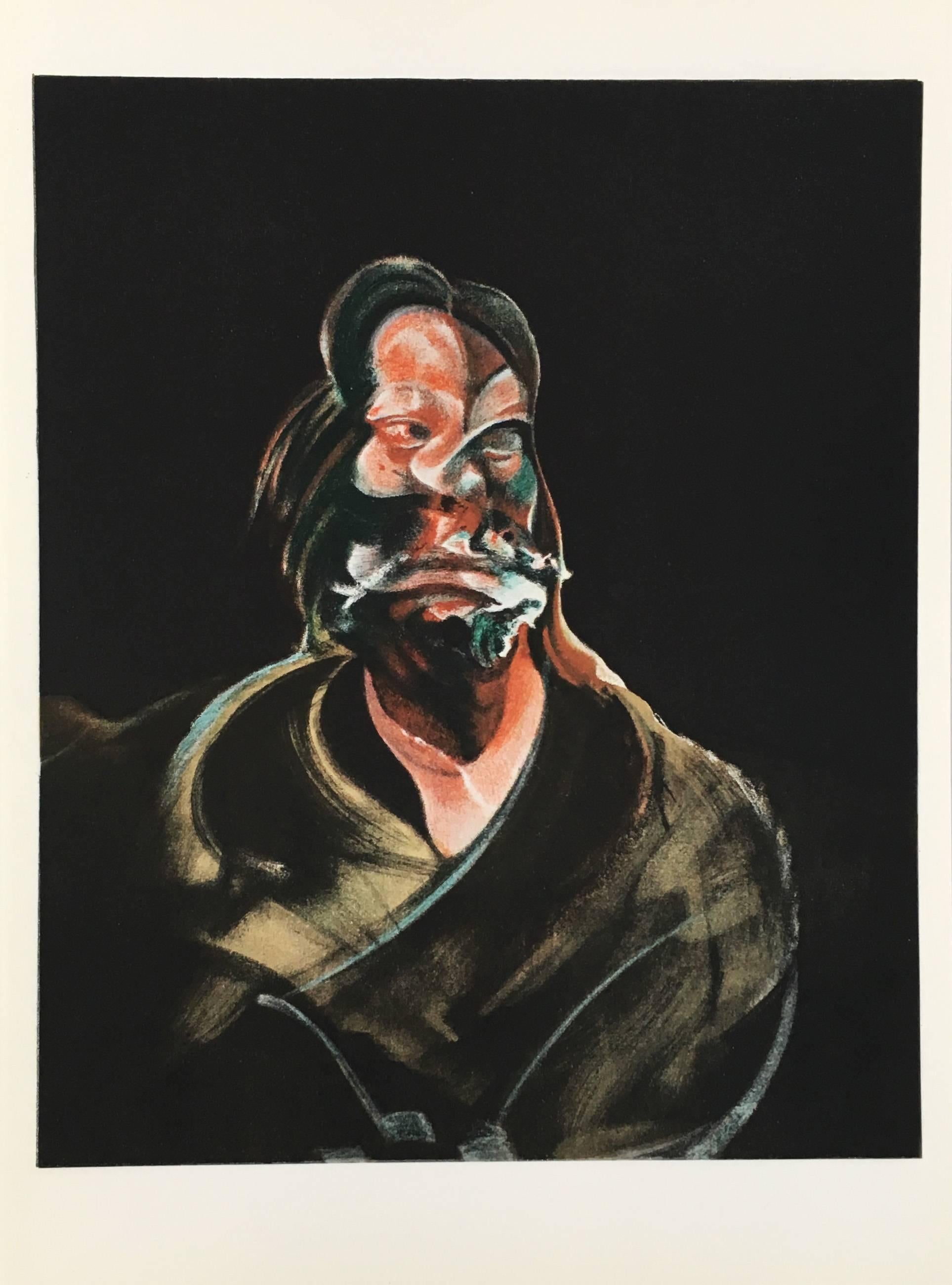 Francis Bacon Portrait of Isabel Rawsthorne Lithograph
Portfolio: Derriere Le Miroir, 1966 
Published by: Galerie Maeght, Paris
Excellent frame piece. 

Medium: Lithograph in colors on wove paper
Dimensions: 11 x 15 inches 
Very good