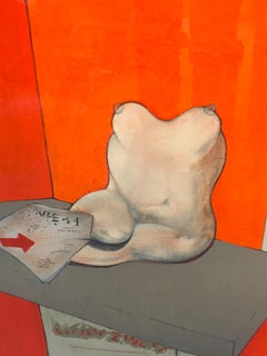 Etude Du Corps Humain D'après Ingres, Lithograph