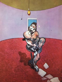 Francis Bacon lithograph Derriere Le Miroir (Portrait of George Dyer Talking)