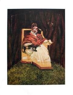 Francis Bacon-Portrait of Pope Innocent XII-35.5" x 25.5"-Poster-1995