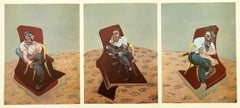 Francis Bacon Three Studies for Portrait of Lucian Freud (lithograph) 