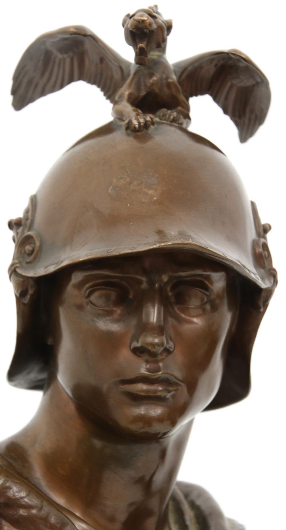 Bronze „Le Courage Militaire“ von F. Barbedienne im Angebot 1