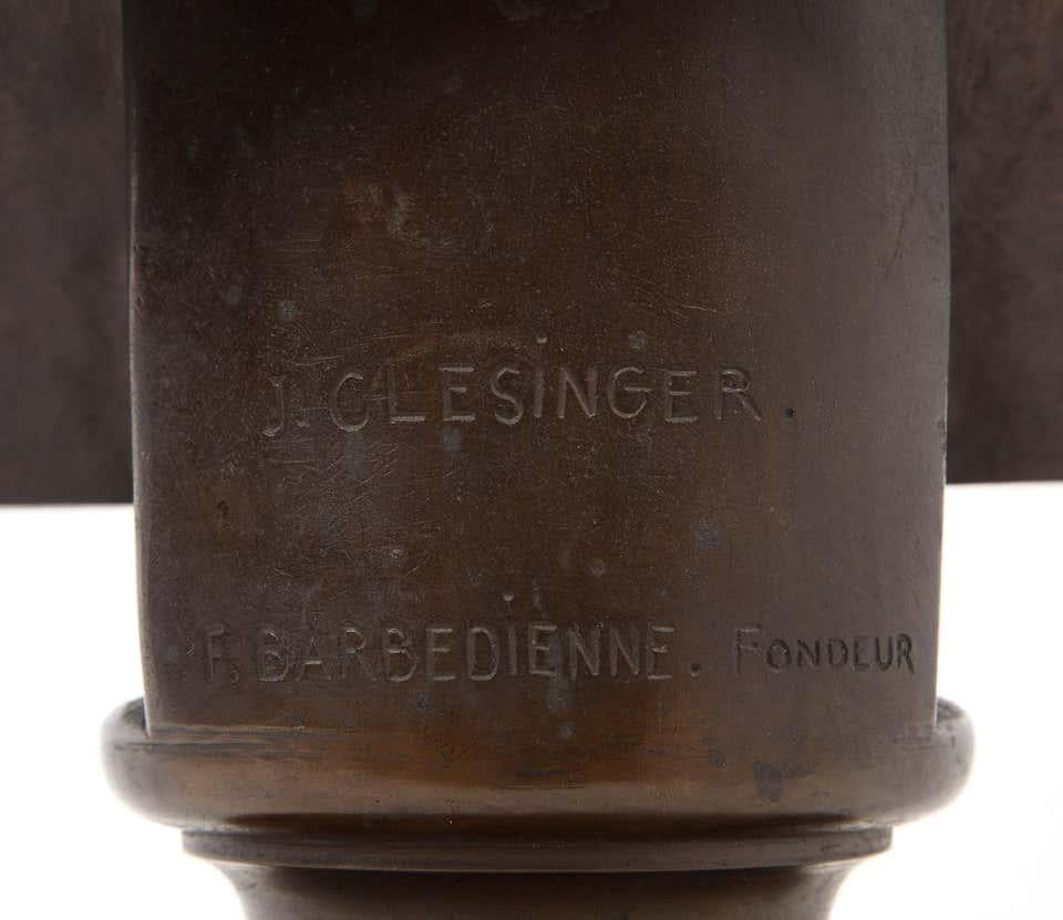 Jean-Baptiste Auguste Clesinger, French Bronze Bust of Jesus Christ, Barbedienne 1
