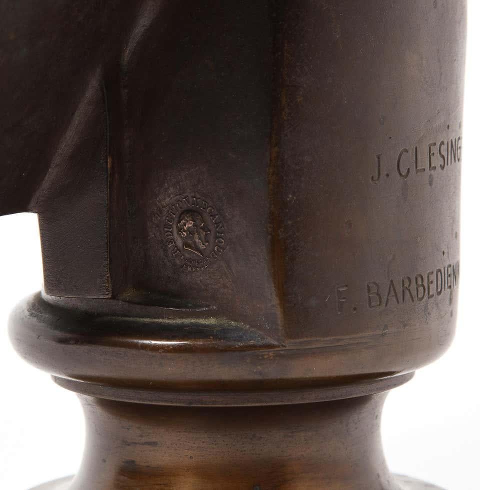 Jean-Baptiste Auguste Clesinger, French Bronze Bust of Jesus Christ, Barbedienne 2