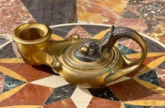 F. Barbedienne - Oil Lamp / Hand Candle Holder