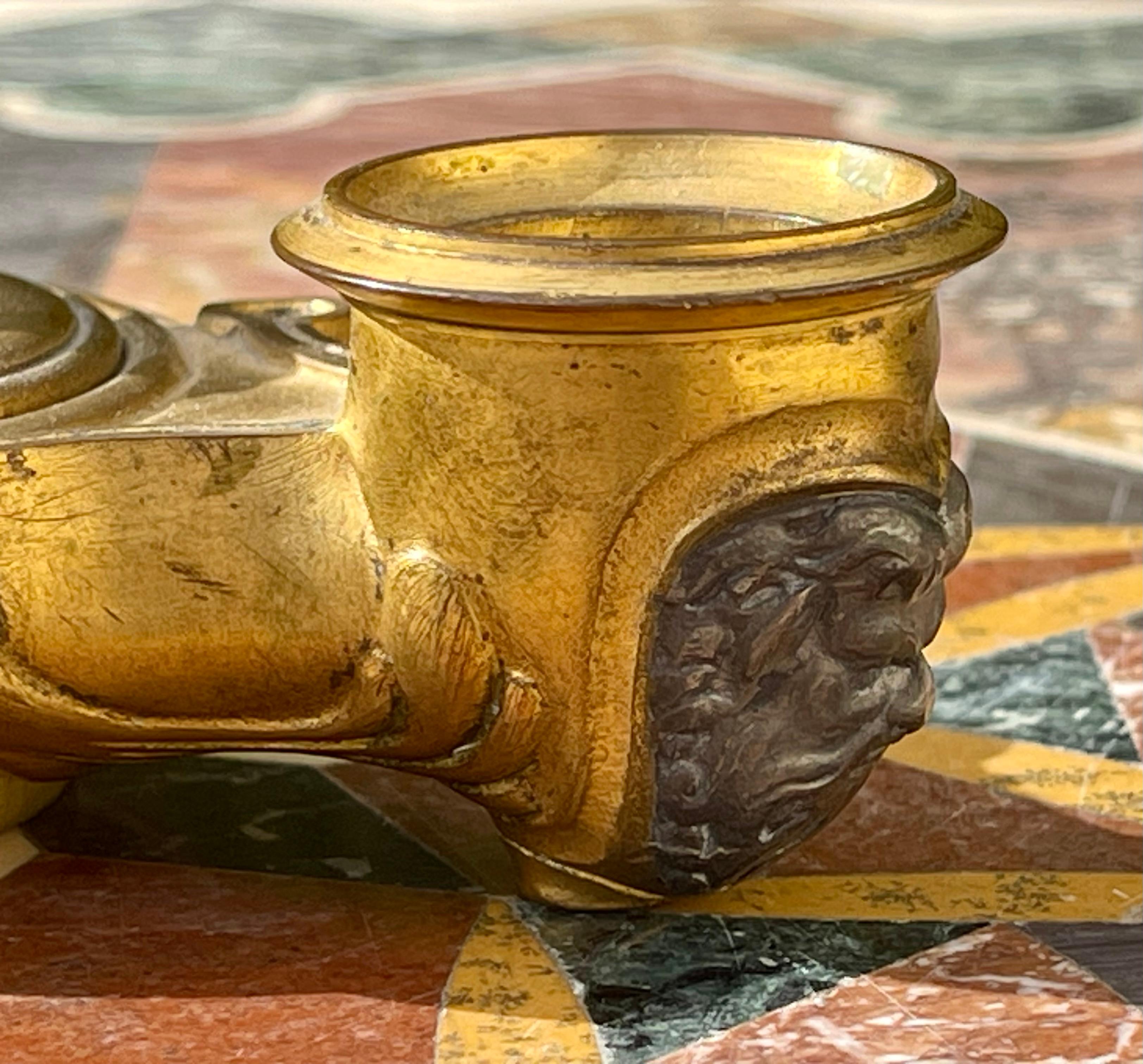 F. Barbedienne - Oil Lamp / Hand Candle Holder For Sale 1