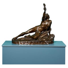 F. Barbedienne 'El soldado de Maratón' Bronce Según J. P. Cortot