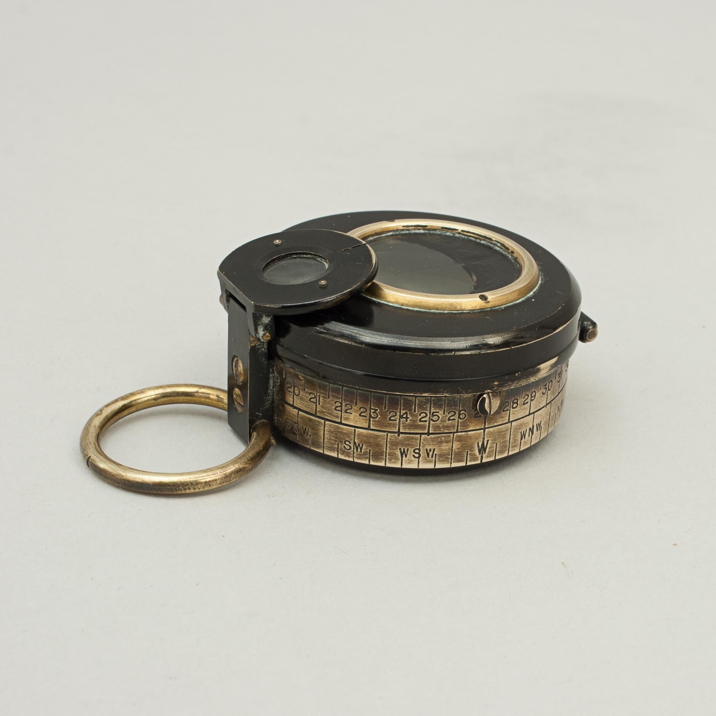 F Barker & Son Lensatic Marching Compass 3