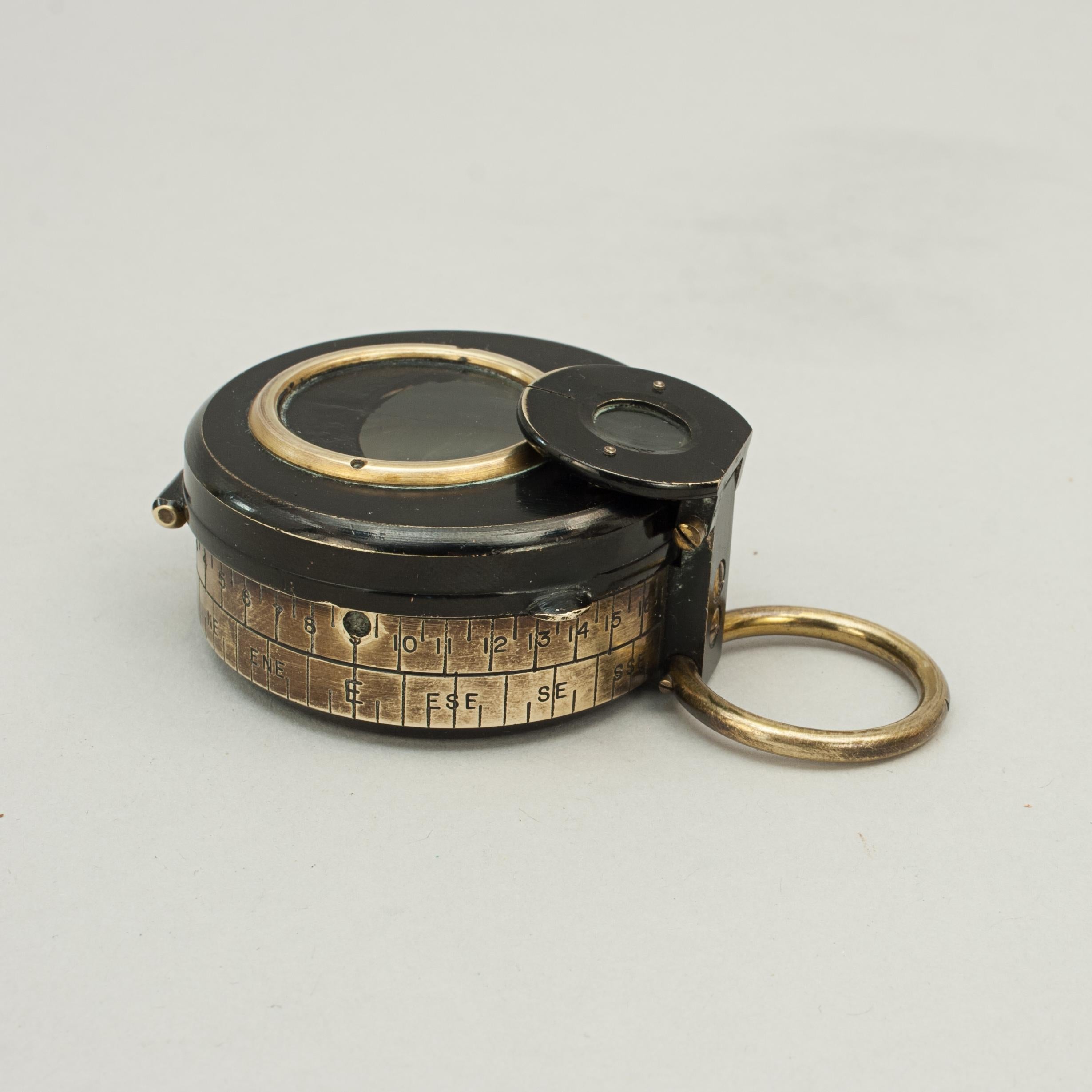 F Barker & Son Lensatic Marching Compass 2