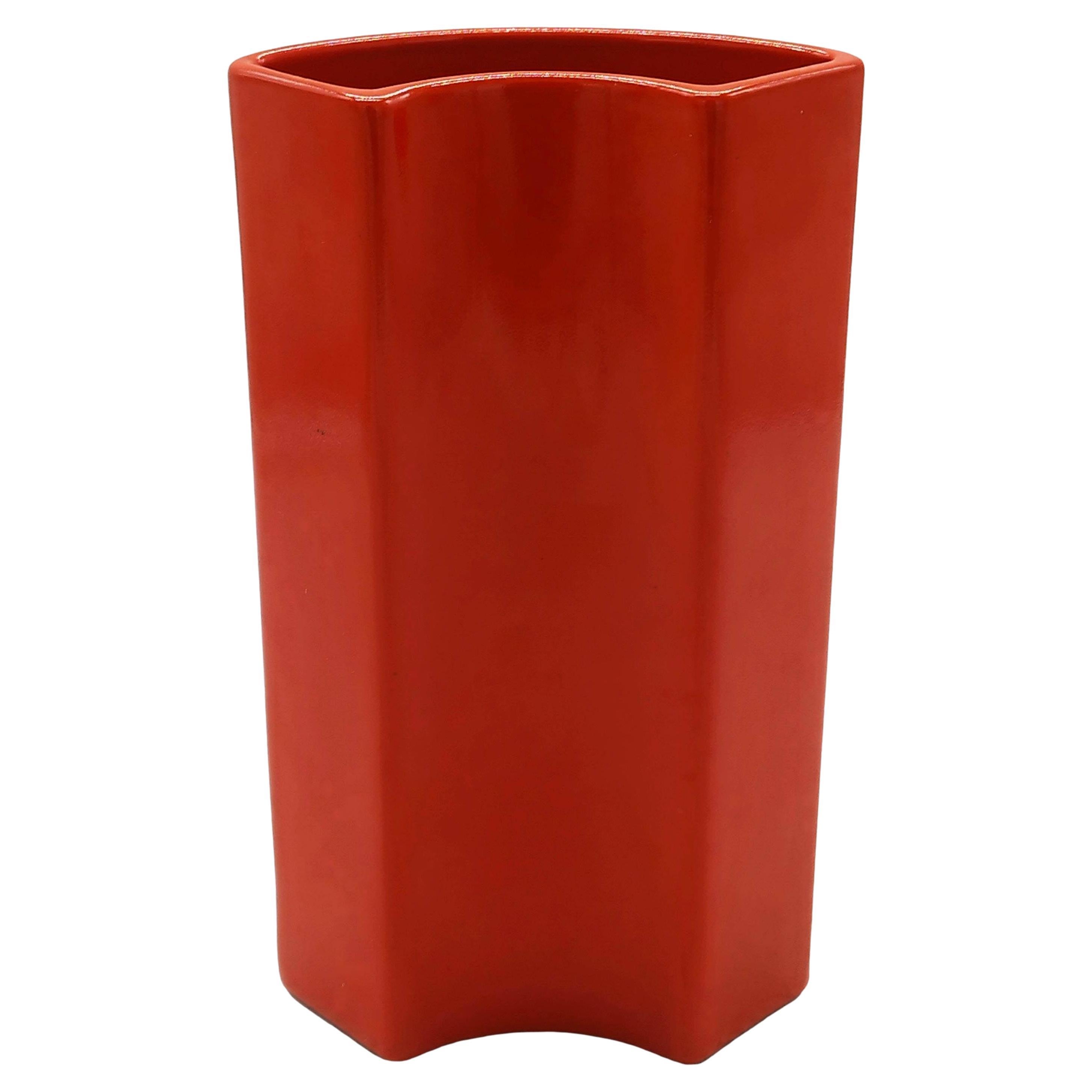 F. Bertoli for P.U.K. Maggio' Mod. 2005 Ceramic Vase, Italy 1970s