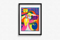 original Yardbirds psychedelic concert poster designed by F. Bettencourt