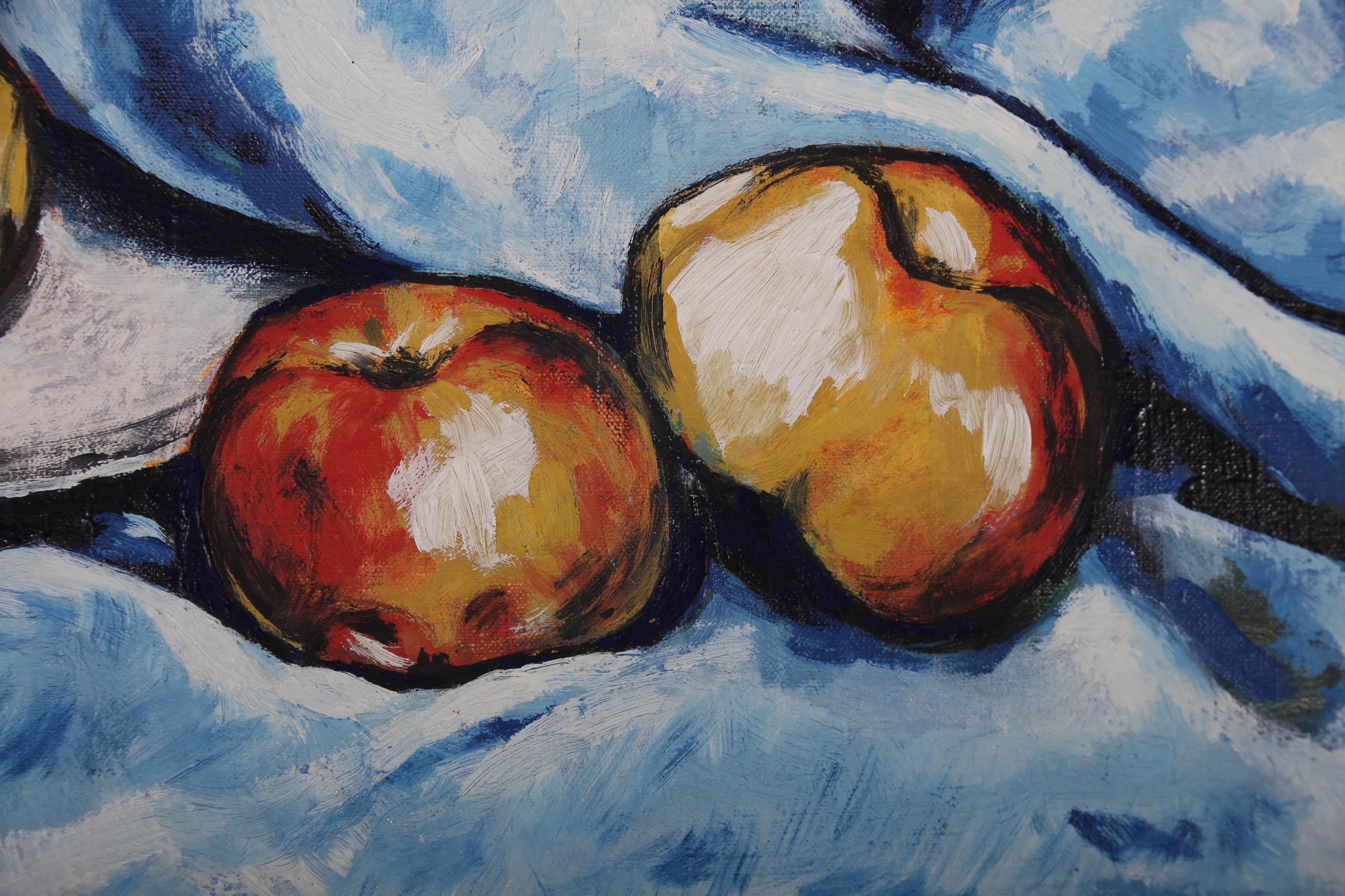 F. Braun  - 1950 Aceite, Tres Manzanas en venta 3