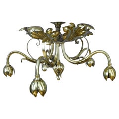 F & C Osler - Early 19thC Brass Ceiling Lamp