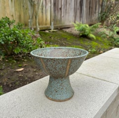 F. Carlton Ball Glazed Stoneware Chalice Vase, United States, c.1960