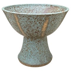 F. Carlton Ball Glazed Stoneware Chalice Vase, United States, c.1960