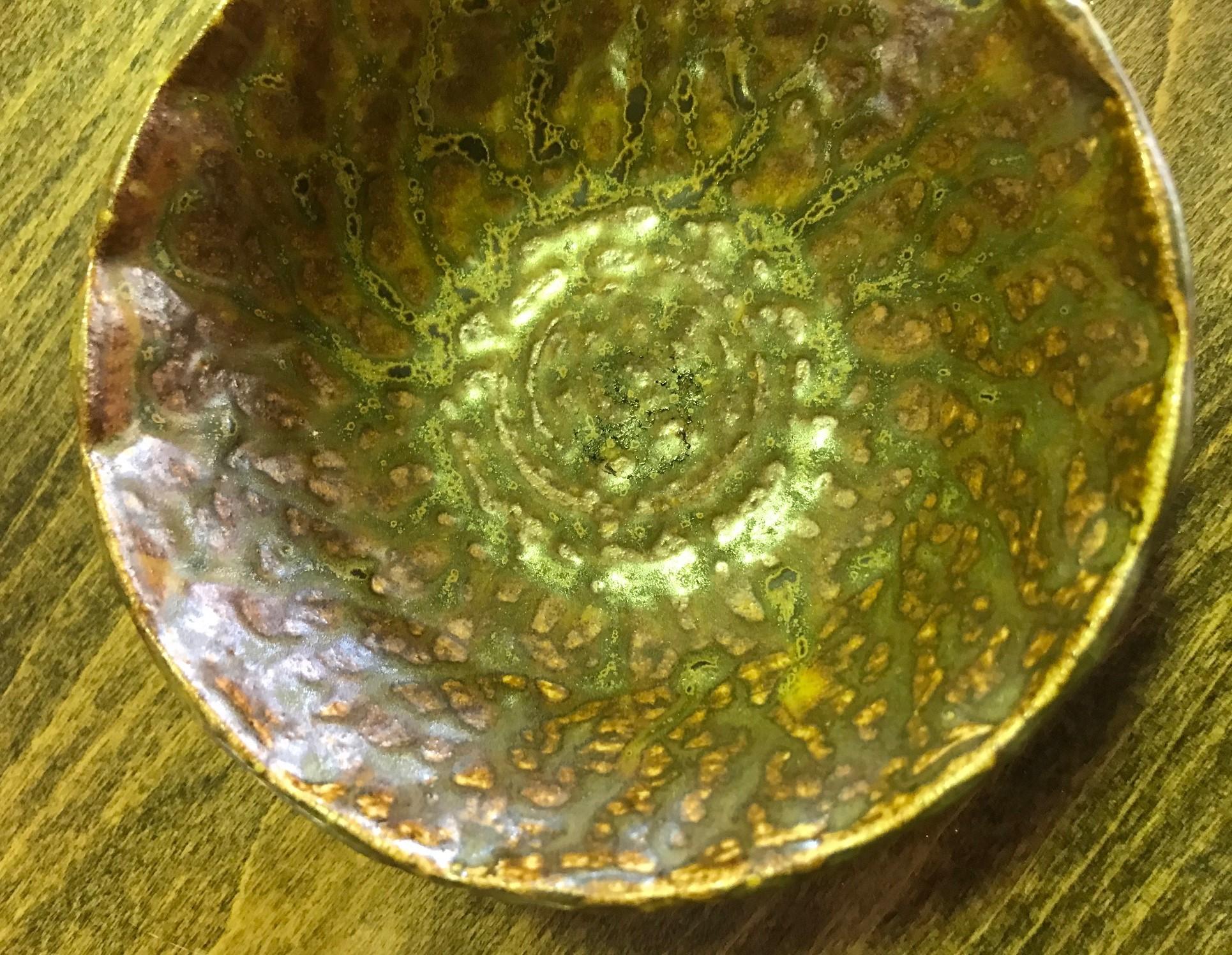 Hand-Crafted F. Carlton Ball Midcentury Signed Ceramic Pottery Glazed California Studio Bowl