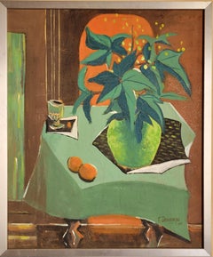 French Still-Life Tablescape.