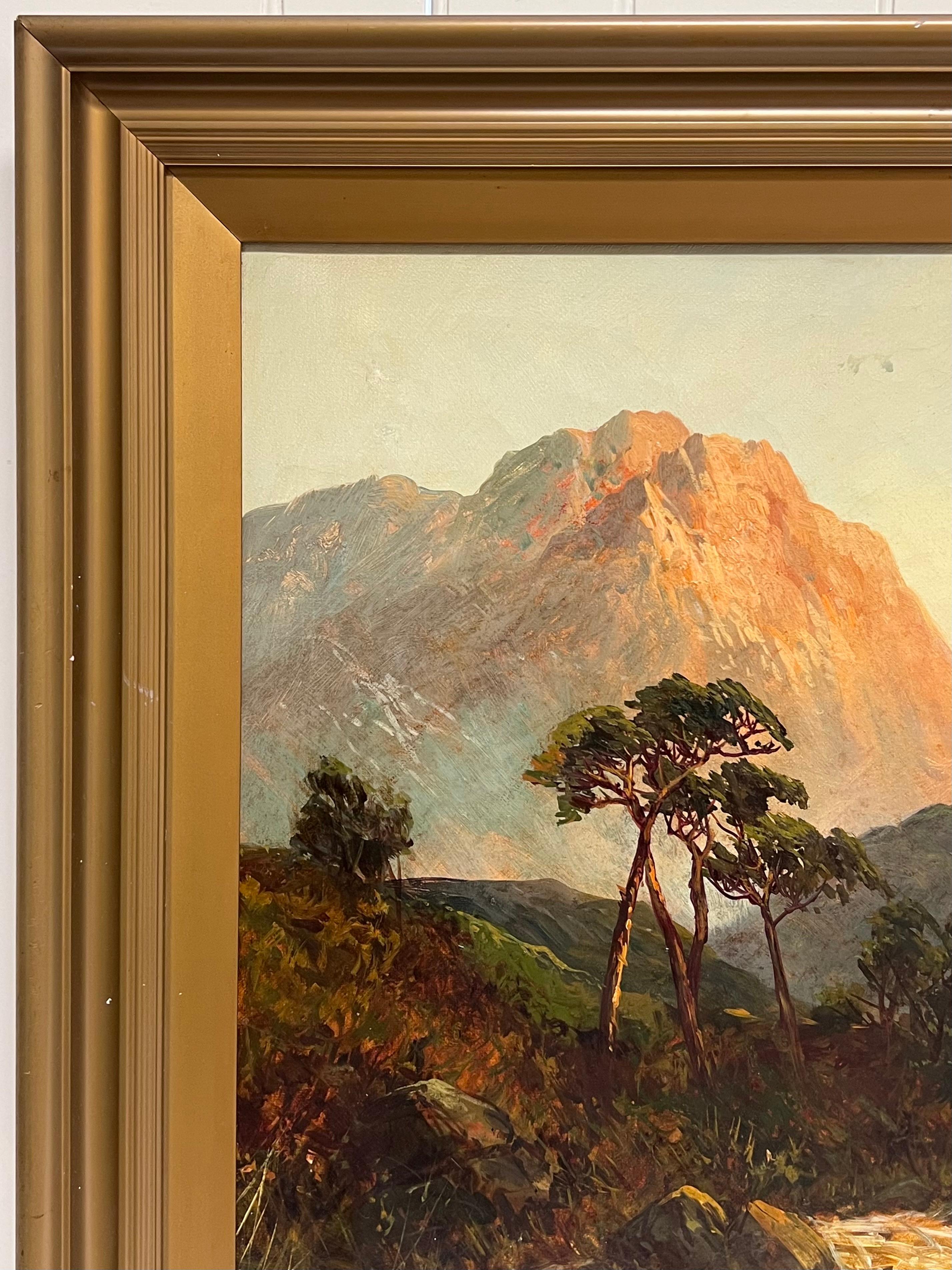 Antiguo cuadro al óleo firmado 