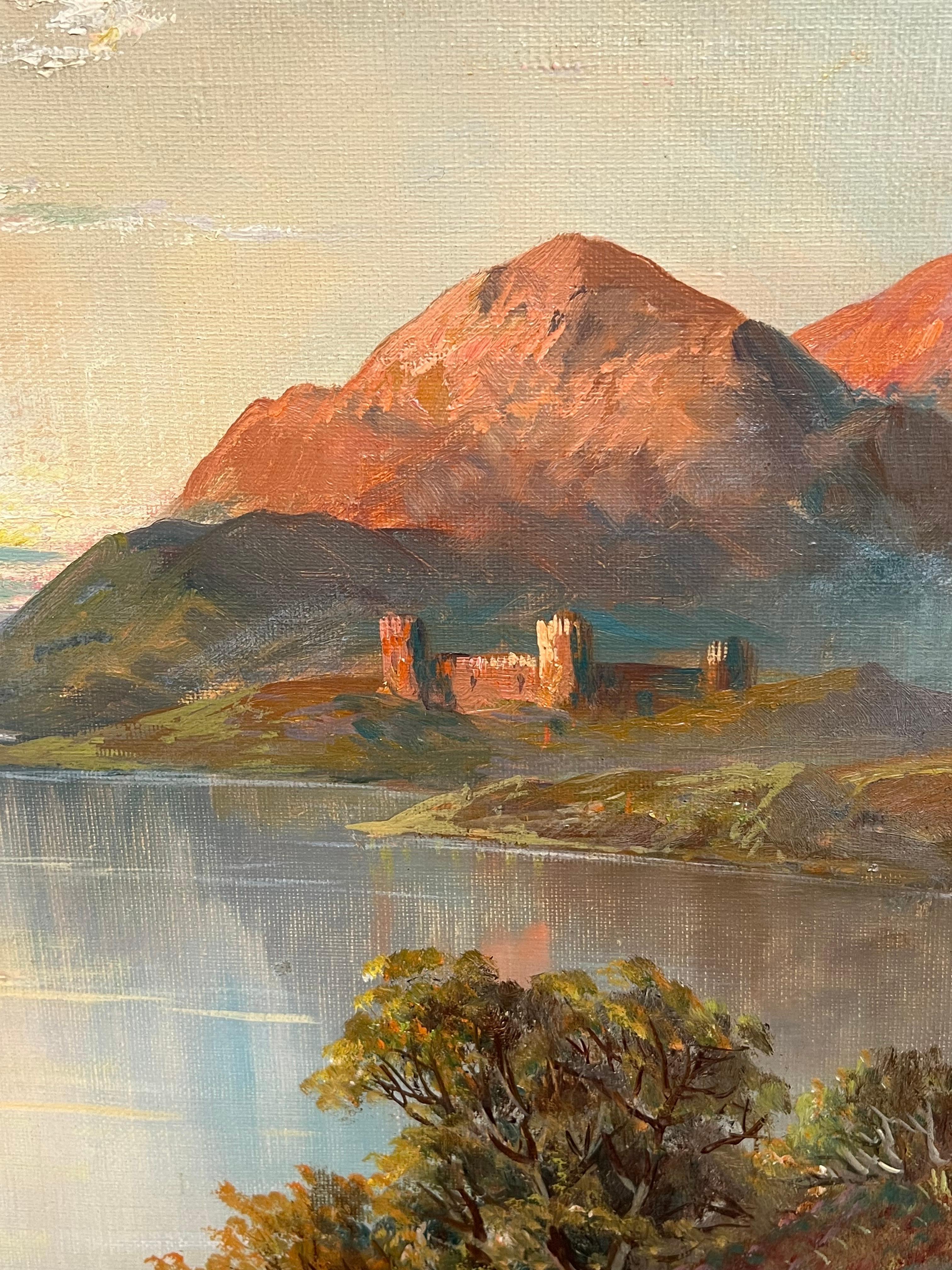 Ardlui, Loch Lomond
firmato da F. E. A. Jamieson (Regno Unito 1895-1950)
intitolato al verso
olio su tela, senza cornice
tela: 16 x 24 pollici
provenienza: collezione privata, Regno Unito
condizioni: Il dipinto è in ottime condizioni. I telai delle