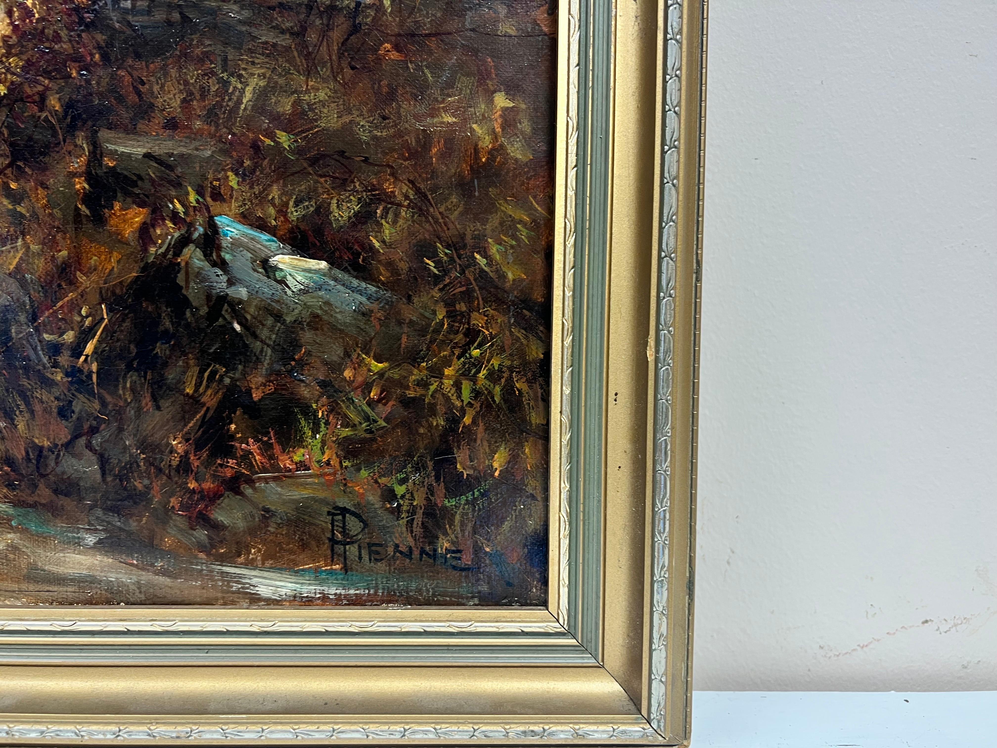Fine Antique Scottish Oil Painting Angler in Highland River Landscape, signed For Sale 5