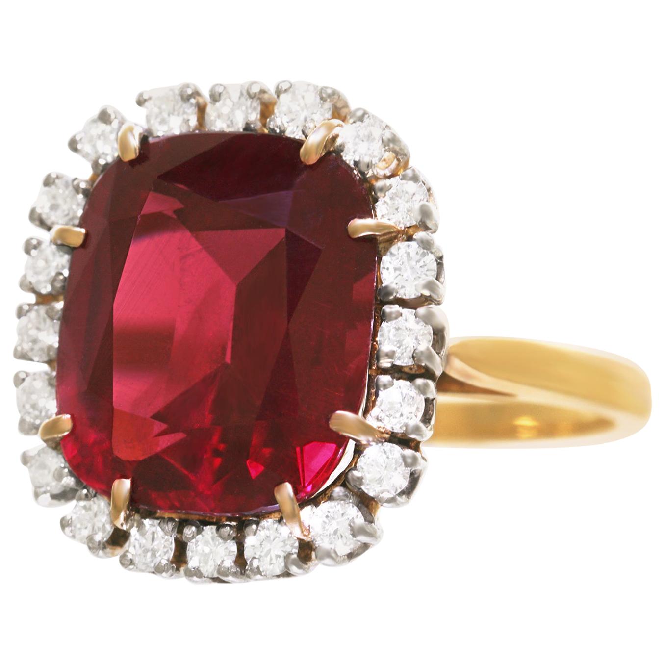 F 
F Felger for J.E. Caldwell Tourmaline and Diamond Ring