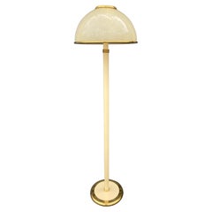 F. Fabbian Floor Lamp, Murano Glass and Brass, Italy