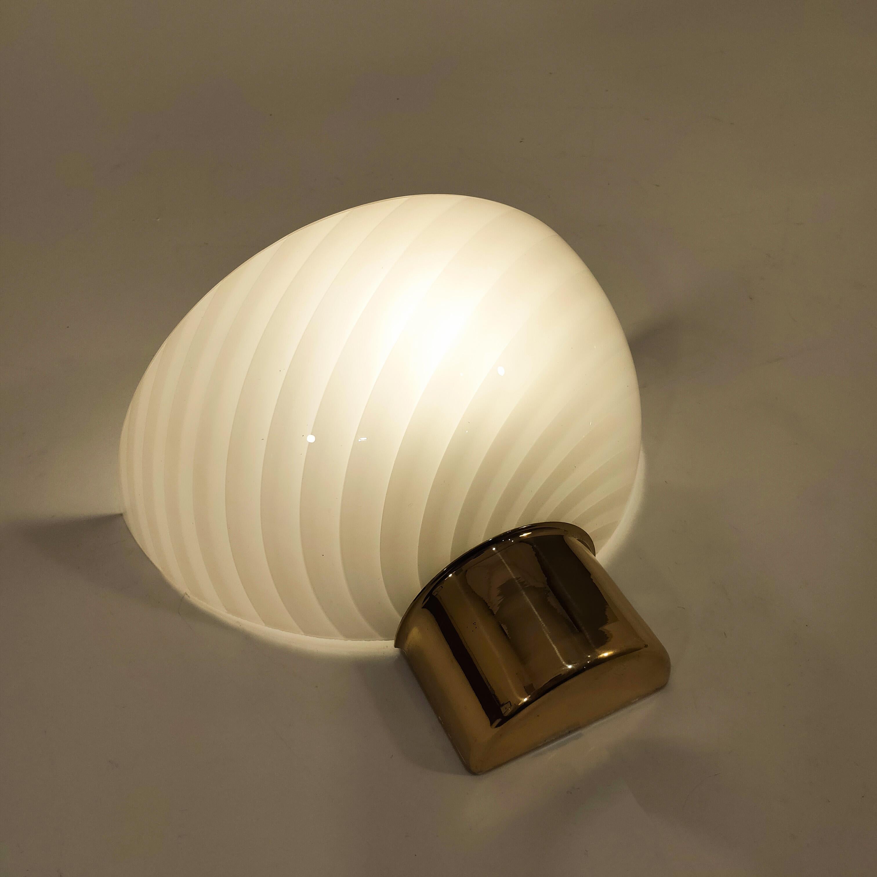 F. Fabbian murano glass Post-Modern sconces, Italy, 1970s in vendita 3
