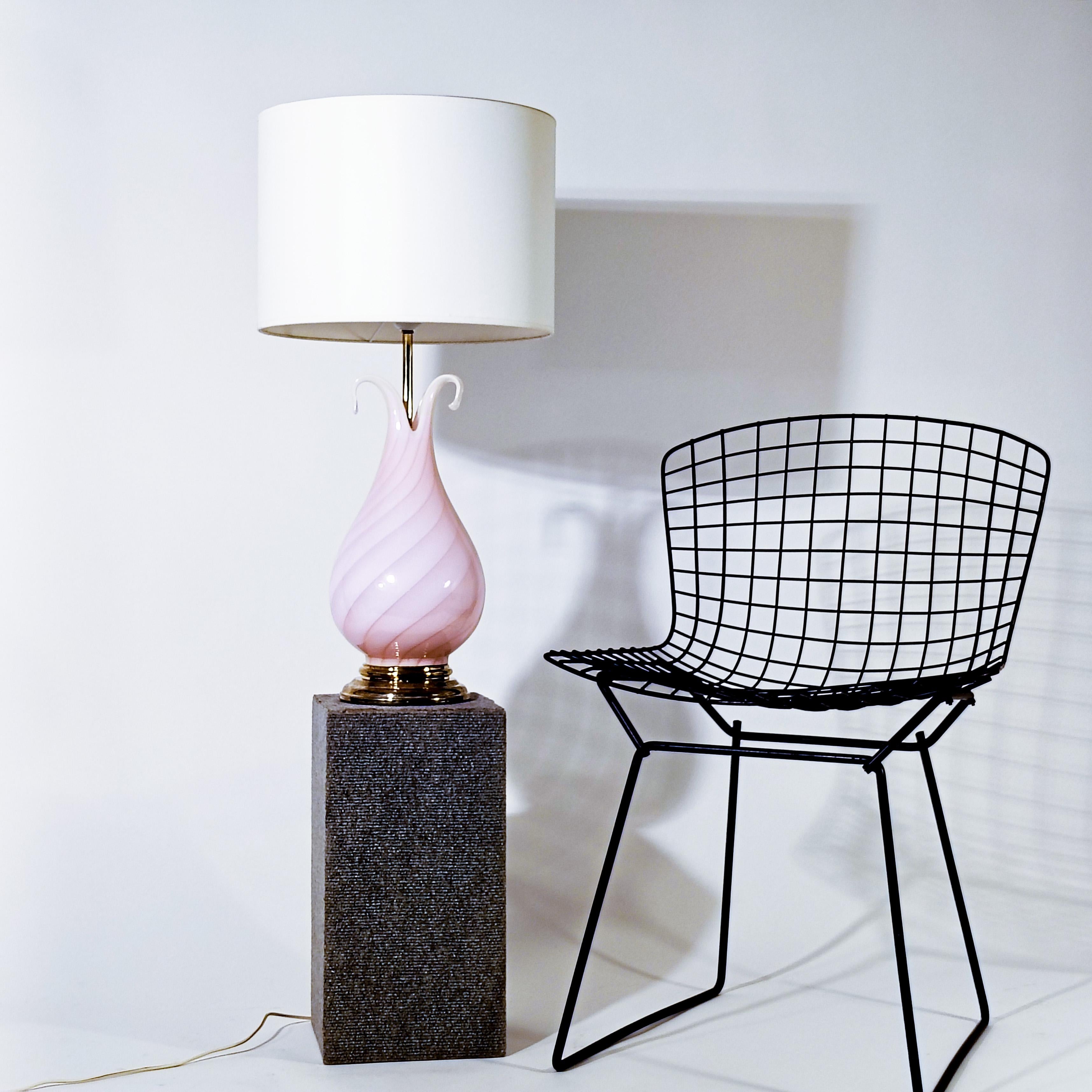 F. Fabbian. Lampe de table post-moderne en verre de Murano soufflé à la main, Italie, années 1970 en vente 3