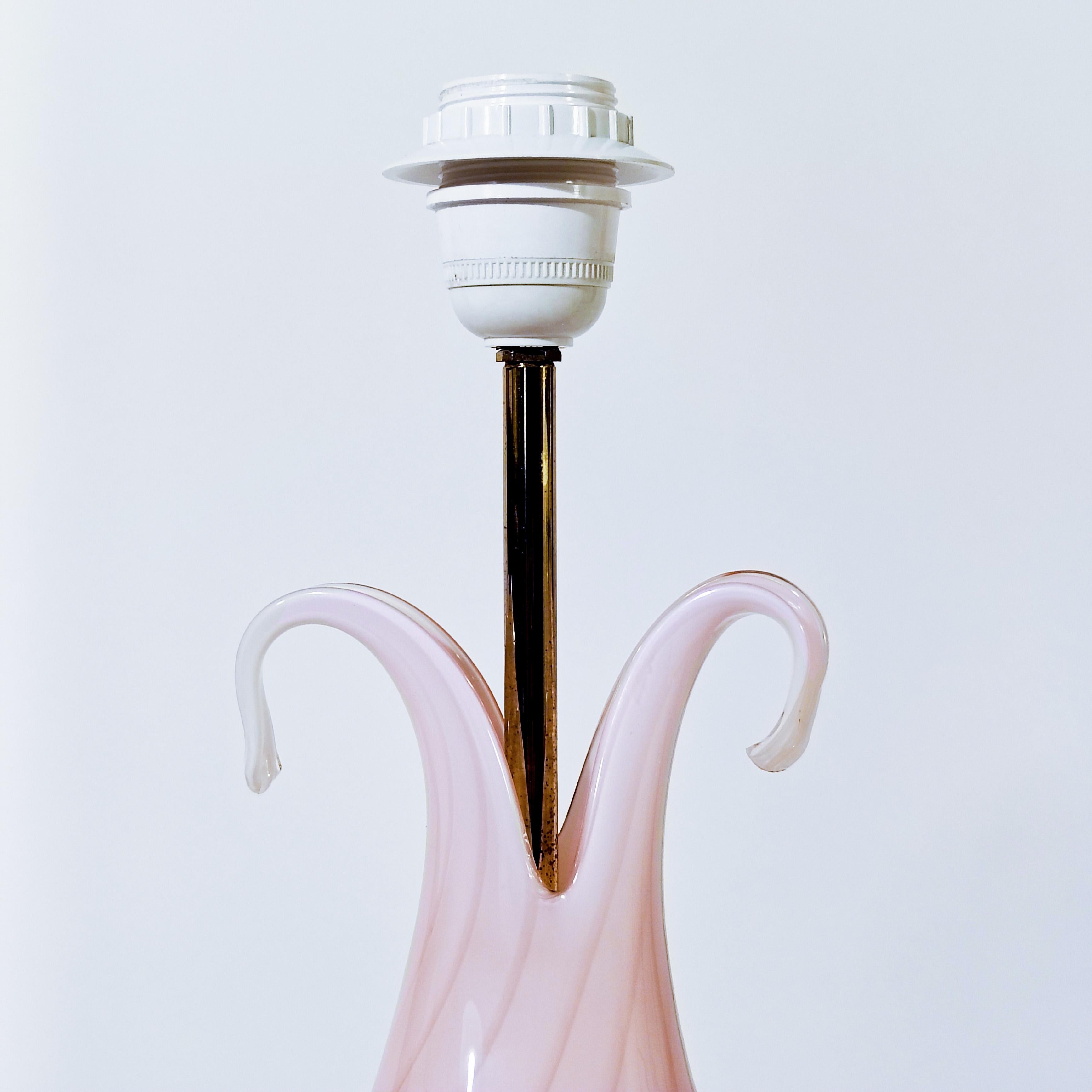 F. Fabbian. Lampe de table post-moderne en verre de Murano soufflé à la main, Italie, années 1970 en vente 6