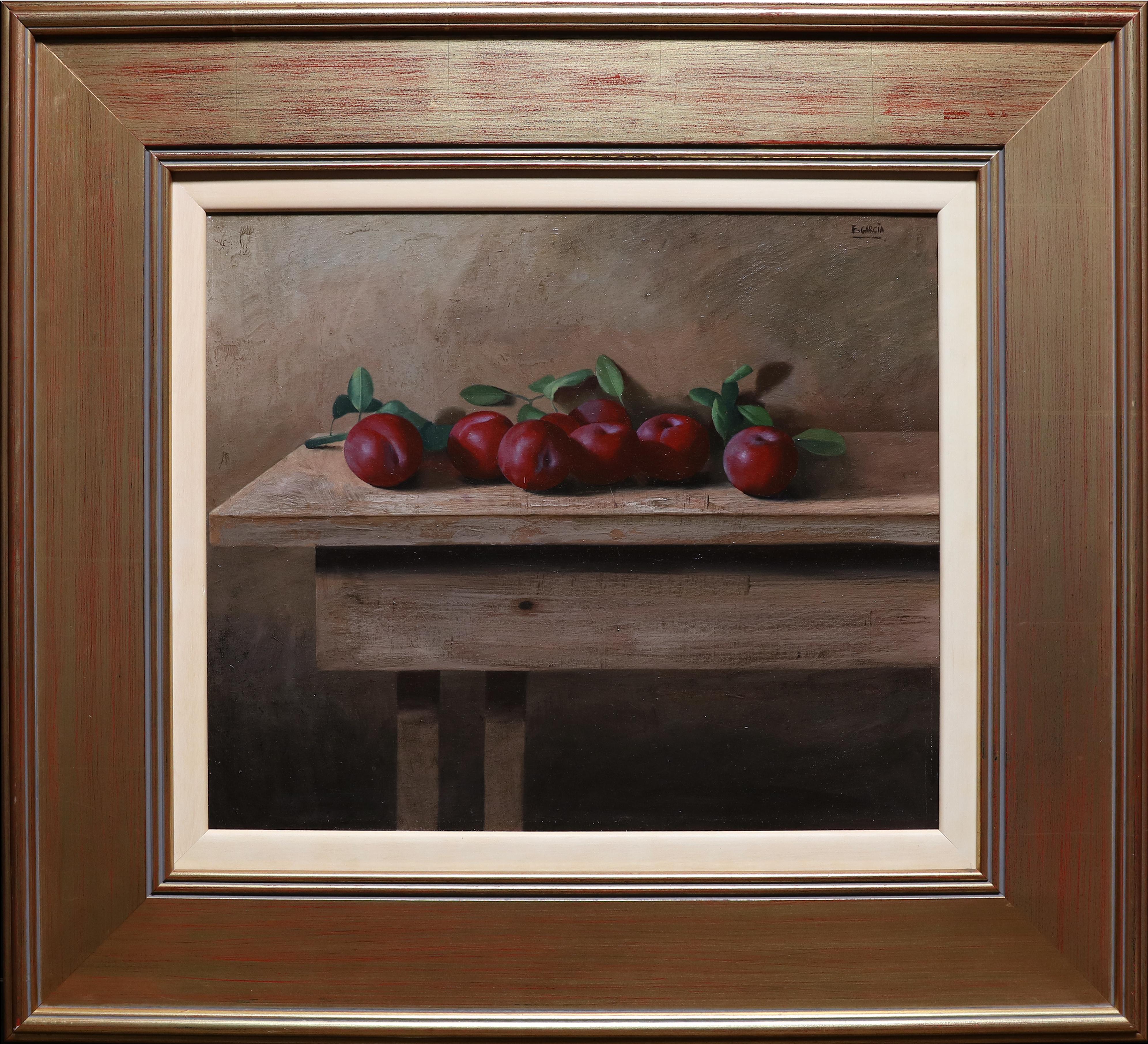 F. Garcia - Plums on the Table For Sale at 1stDibs