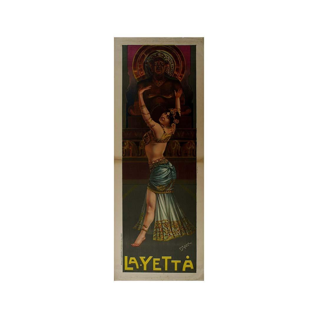 Affiche Belle Époque de l'artiste F. Garric - La Yetta en vente 1