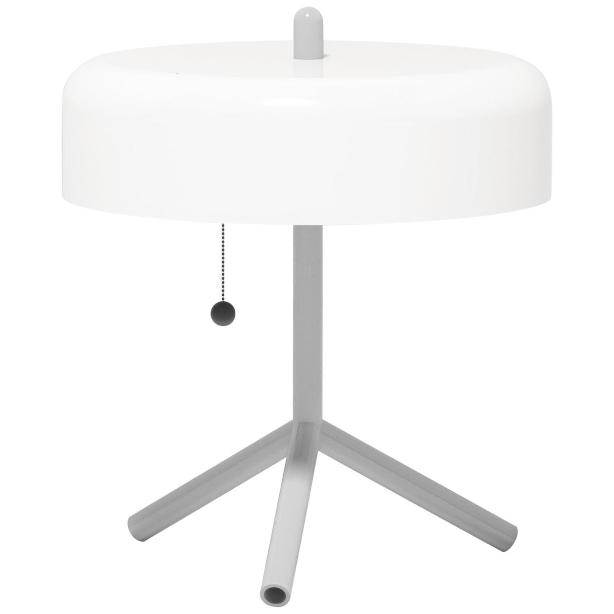 F/K/a Table Lamp in White, Light Grey & Asphalt Grey by Jonah Takagi For Sale