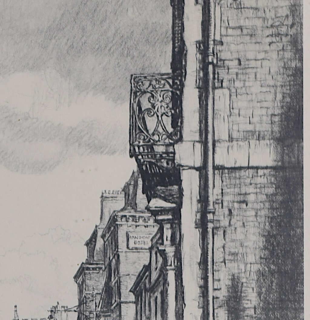 The Ashmolean and Balliol College, Oxford, lithograph by F. L. Griggs For Sale 2