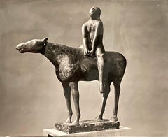 F. L. Kenett, "Elisabeth Frink", original 1950s black and white photograph
