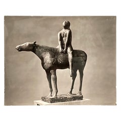 F. L. Kenett, "Elisabeth Frink", original 1950s black and white photograph