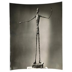 F. L. Kenett, « Giacometti », photographie moderniste originale en noir et blanc des années 1950