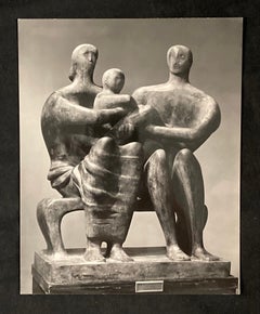 F. L. Kenett, "Henry Moore", original 1950s black and white photograph