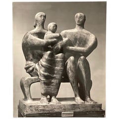 F. L. Kenett, "Henry Moore", original 1950s black and white photograph