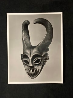 F. L. Kenett, "Mask", original 1950s black and white modernist photograph